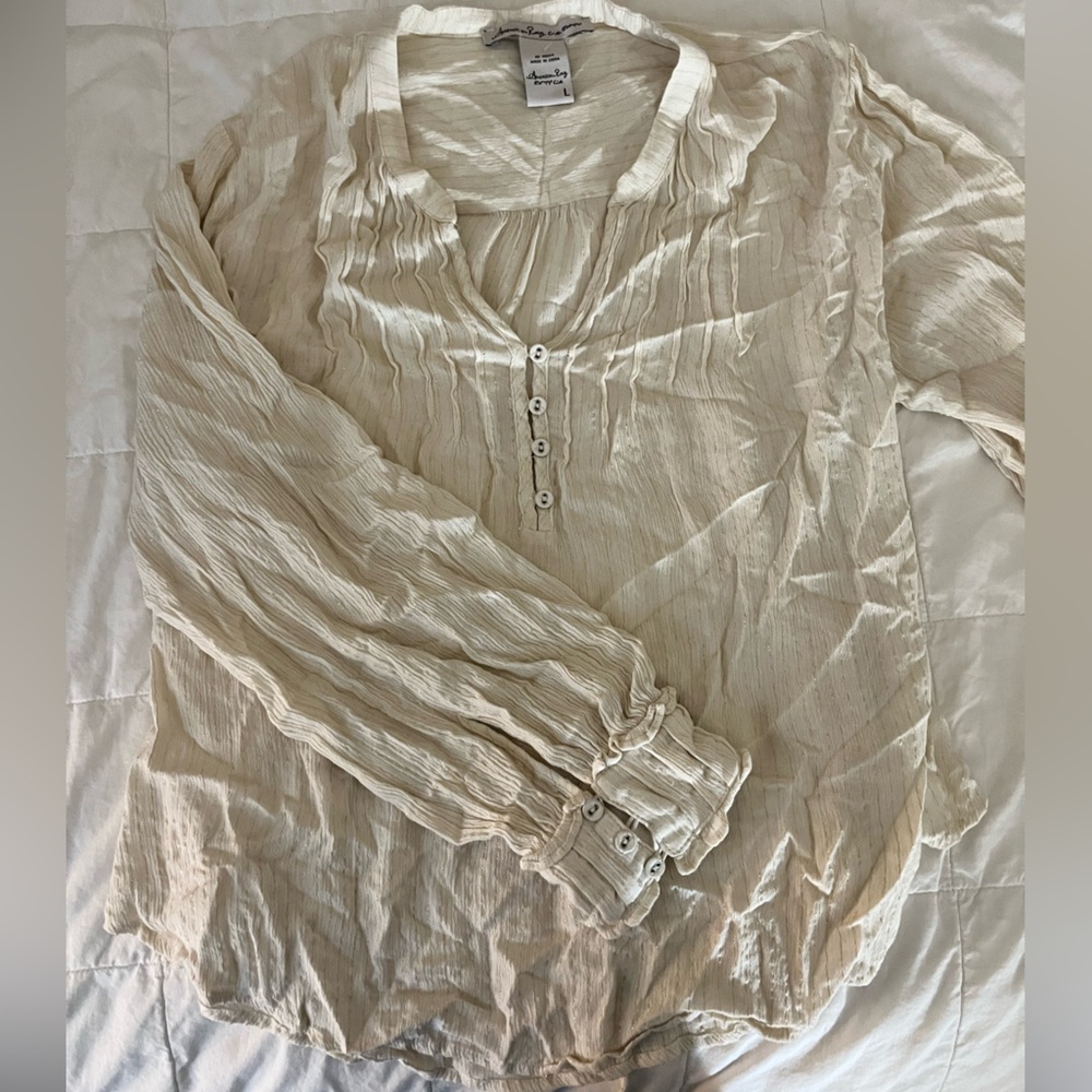 American Rag Cream Blouse